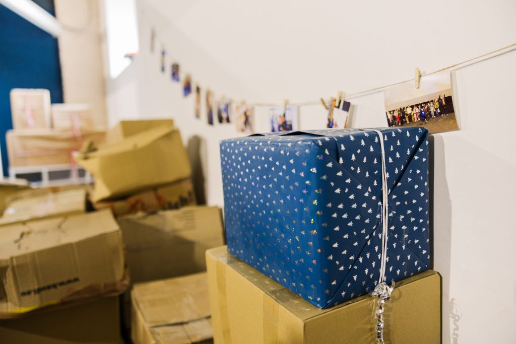 Distribution of Space Eye Christmas Humanitarian Kits